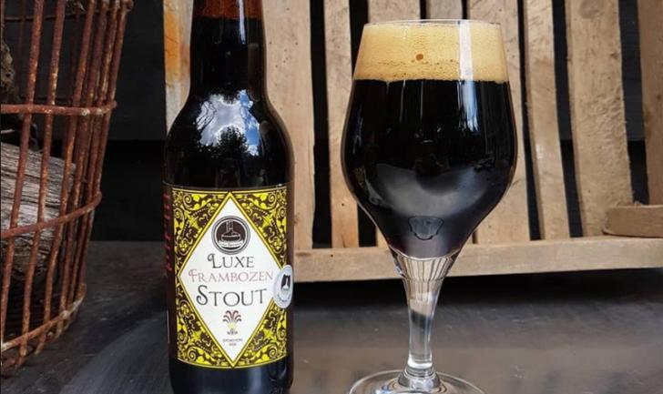 luxe frambozen stout van lux brewery